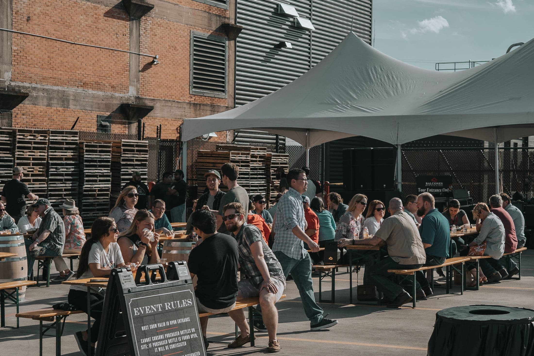 Event outside of distillery